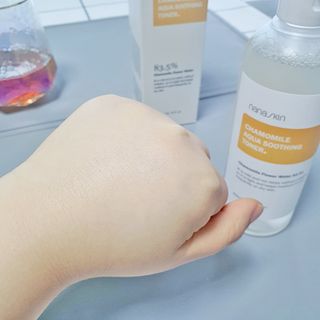나나스킨 캐모마일아쿠아수딩토너 — 5점을 준 리뷰어가 2021년 3월 올린 사용 사진