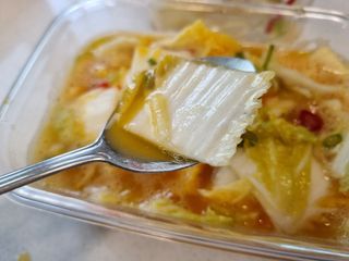 셰프애찬 단호박 백김치 1kg — 4.5점을 준 리뷰어가 2022년 10월 올린 사용 사진