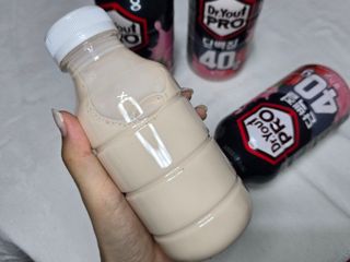 닥터유 프로 단백질드링크 40g 딸기 — 5점을 준 리뷰어가 2025년 7월 올린 사용 사진