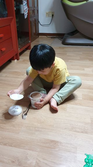 마이노멀 키토스노우 2개 Set  - 바닐라/초코/그린티 3종 중 선택 — 4.5점을 준 리뷰어가 2021년 5월 올린 사용 사진