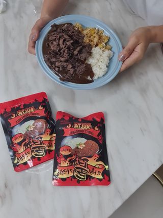 불타 지옥불카레 불지옥맛 180g x 3봉 — 5점을 준 리뷰어가 2021년 6월 올린 사용 사진
