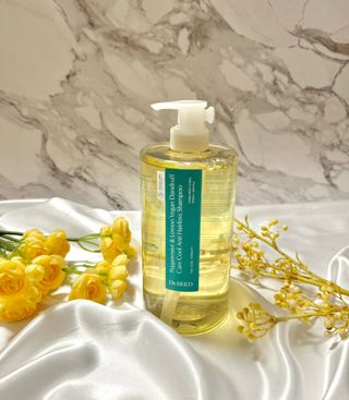 닥터시드 페퍼민트 앤 레몬 비건 비듬케어 쿨 탈모 샴푸 (1000ml) — 5점을 준 리뷰어가 2024년 1월 올린 사용 사진