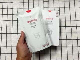클린24시간 1BOX(5포) + 전용보틀(500ml) — 3.5점을 준 리뷰어가 2022년 9월 올린 사용 사진
