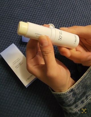 아이레시피 워터리터치 에센스 선 밤 [SPF50+/PA++++] — 5점을 준 리뷰어가 2023년 4월 올린 사용 사진