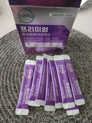 [유산균] 오마이락 프리미엄 포스트바이오틱스 30P — 5점을 준 리뷰어가 2022년 11월 올린 사용 사진