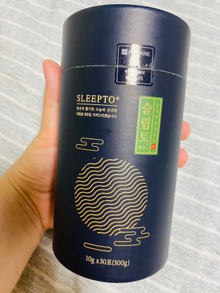 프리마인 자체 기업부설 연구소에서 찾아낸 건강한 수면의 비밀.  슬립토 플러스 30포 — 5점을 준 리뷰어가 2021년 9월 올린 사용 사진
