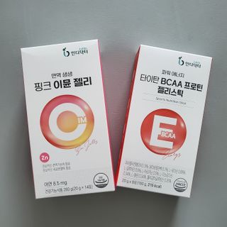 인디닥터 면역 생생 핑크 이뮨 젤리 + 타이탄 BCAA 프로틴 젤리스틱 — 5점을 준 리뷰어가 2022년 4월 올린 사용 사진