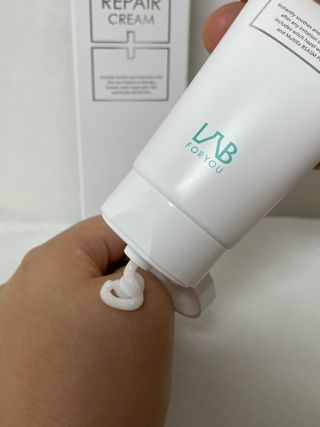 LAB FOR YOU 멀티엑스리페어크림 — 5점을 준 리뷰어가 2022년 8월 올린 사용 사진