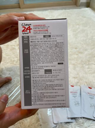 클린24시간 1BOX(5포) + 전용보틀(500ml) — 5점을 준 리뷰어가 2023년 8월 올린 사용 사진