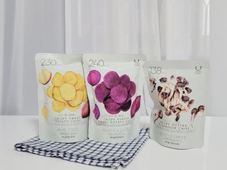 딜라이트 프로젝트 바삭한 원물칩 3종 고구마칩, 자색고구마칩, 느타리버섯칩 [총 6봉지] — 5점을 준 리뷰어가 2022년 3월 올린 사용 사진