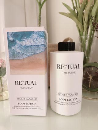 레츄얼 더 센트 바디로션 시크릿 파라다이스(500ml) — 5점을 준 리뷰어가 2022년 7월 올린 사용 사진