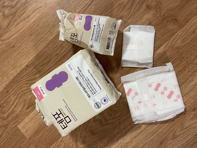 N[템포] 템포 패드 내추럴 순면 생리대 SET(중형 슬림 + 대형 + 라이너) 리뷰 사진