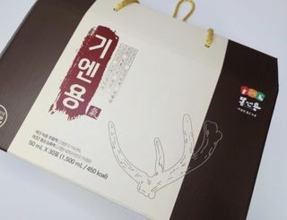 [몸엔용] 무더운 날씨에 국산녹용 기엔용으로 몸보신 50ml x 30포 — 5점을 준 리뷰어가 2021년 6월 올린 사용 사진