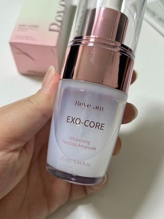 나우 [리브엠] 123억개 엑소좀으로 채운 눈부신 광채, 엑소코어 화이트닝 텐션 앰플 — 5점을 준 리뷰어가 2023년 7월 올린 사용 사진