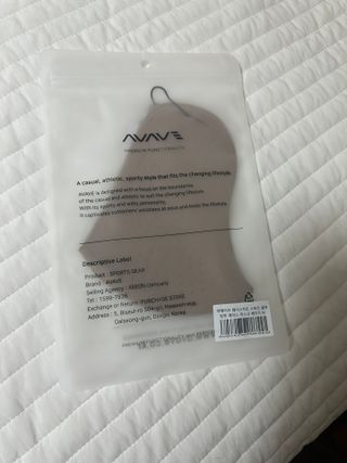 [AVAVE] 어베이브 페이스히트 스포츠 골프 방한 페이스 마스크 — 3.5점을 준 리뷰어가 2024년 2월 올린 사용 사진