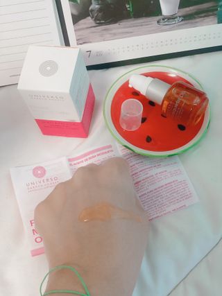 유니베르소 로즈힙 오일 15ml — 5점을 준 리뷰어가 2021년 7월 올린 사용 사진