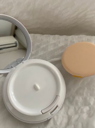 소이베베X신비아파트 모이스쳐 선팩트 SPF50+ PA+++ — 5점을 준 리뷰어가 2023년 5월 올린 사용 사진