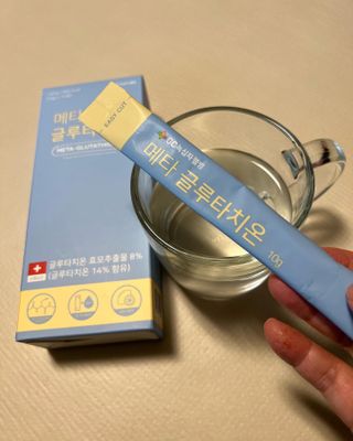 메타웰빙 GC녹십자웰빙 메타 글루타치온 — 5점을 준 리뷰어가 2022년 10월 올린 사용 사진