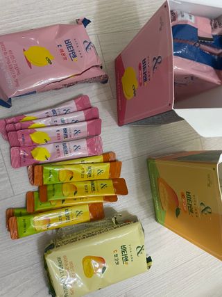 비타앤C 레몬맛, 망고맛 — 5점을 준 리뷰어가 2021년 6월 올린 사용 사진