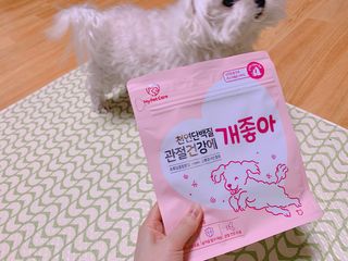 My Pet Care 천연단백질 눈건강에 개좋아 — 5점을 준 리뷰어가 2021년 3월 올린 사용 사진