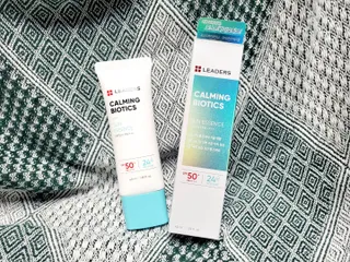 리더스코스메틱 리더스 카밍 바이오틱스 선 에센스 SPF 50+ PA++++ — 5점을 준 리뷰어가 2022년 8월 올린 사용 사진