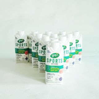 셀렉스스포츠 셀렉스 스포츠 웨이 프로틴 복숭아_ 330ml x 12팩 — 5점을 준 리뷰어가 2021년 7월 올린 사용 사진