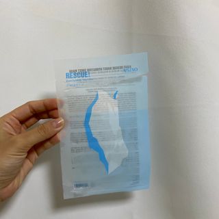 에이스노 레스큐 부스트 하이드레이션 시트마스크 — 4점을 준 리뷰어가 2021년 10월 올린 사용 사진