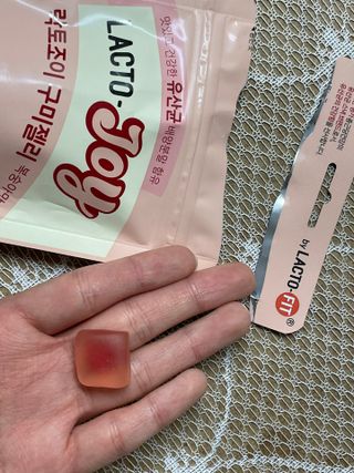 락토조이 구미젤리 복숭아맛 — 5점을 준 리뷰어가 2023년 5월 올린 사용 사진