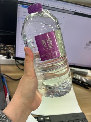 몽베스트 MONTBEST 1L 12입 — 5점을 준 리뷰어가 2022년 2월 올린 사용 사진