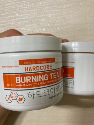 뉴트리션팩토리 하드코어버닝티 오리지널 — 5점을 준 리뷰어가 2021년 10월 올린 사용 사진