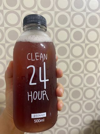 클린24시간 1BOX(5포) + 전용보틀(500ml) — 5점을 준 리뷰어가 2022년 9월 올린 사용 사진