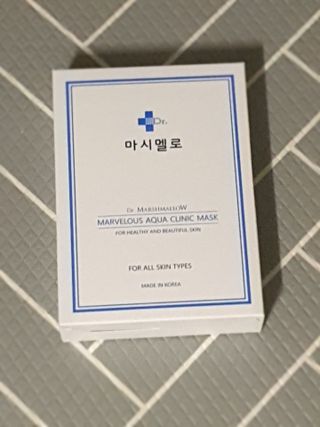 닥터마시멜로 닥터마스멜로 마블러스 아쿠아 클리닉 마스크 — 4점을 준 리뷰어가 2021년 7월 올린 사용 사진