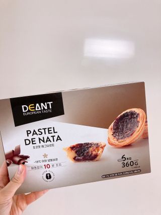 디앙뜨 포르투갈 에그타르트 오리지널 맛+패션후르츠+초콜릿타르트 맛 중 택1 — 5점을 준 리뷰어가 2021년 8월 올린 사용 사진