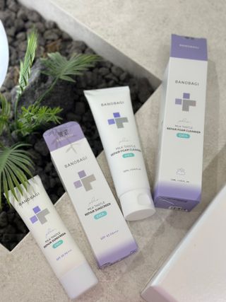 바노바기 코스메틱 바노바기 밀크씨슬 리페어 시카 폼 클렌저 플러스 120ml + 선스크린 플러스 50ml — 5점을 준 리뷰어가 2023년 7월 올린 사용 사진