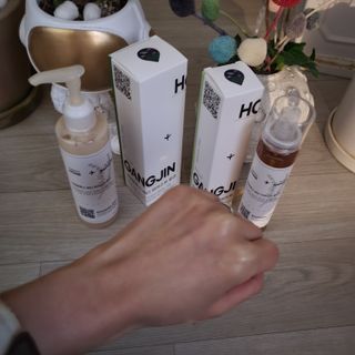 AIRIA 유칼립투스 바디 모이스쳐 로션 — 4점을 준 리뷰어가 2022년 3월 올린 사용 사진