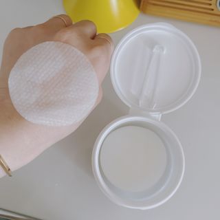 산다화 비타민씨 화이트닝 토너 패드 — 5점을 준 리뷰어가 2023년 5월 올린 사용 사진