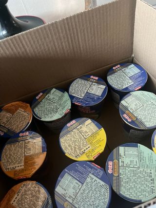 NISSIN 닛신 컵누들  4종 - 씨푸드오리지날, 씨푸드 스파이시, 씨푸드 커리, 씨푸드 XO소스 — 5점을 준 리뷰어가 2022년 4월 올린 사용 사진