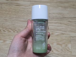 김정문알로에 큐어 큐어 알로에 리프레쉬 젤리 세럼, 큐어 알로에 하이드로 젤리 크림 — 5점을 준 리뷰어가 2021년 3월 올린 사용 사진