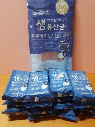 서울약사신협_프로바이오 생유산균 2.5g 160포 — 5점을 준 리뷰어가 2021년 7월 올린 사용 사진