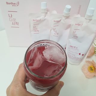 12월 15일 출시, 건강기능식품 브랜드 본리브 나 다운 시작 제품 3종 — 5점을 준 리뷰어가 2020년 12월 올린 사용 사진