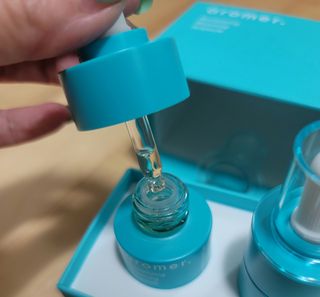 아로메르 리바이탈라이징 블루밍 앰플 10ml x 4ea — 5점을 준 리뷰어가 2021년 8월 올린 사용 사진