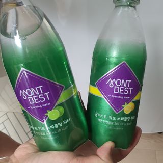 몽베스트 Montbest with Sparkling water Lemon OR Lime 20병(랜덤) — 5점을 준 리뷰어가 2022년 8월 올린 사용 사진