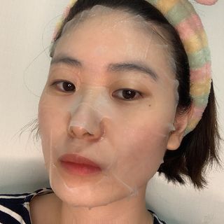 세뚜아(Cettua) [세뚜아] 모이스처 밸런싱 페이셜 마스크 Cettua Moisture Balancing Facial Mask 5매 — 5점을 준 리뷰어가 2024년 5월 올린 사용 사진
