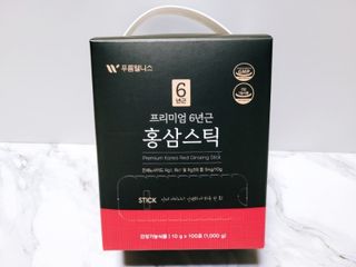 [푸름웰니스] 프리미엄 6년근 홍삼스틱 3mg x 100포 — 5점을 준 리뷰어가 2022년 2월 올린 사용 사진