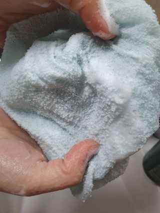 (구패키지)카프리나 프레쉬 산양밀크 어메이징 바디워시 500ml(오리지널향) — 5점을 준 리뷰어가 2023년 2월 올린 사용 사진