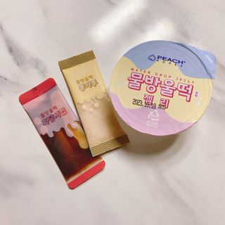 (주) 피치코리아 물방울떡젤리 X 2개입 — 3점을 준 리뷰어가 2022년 11월 올린 사용 사진