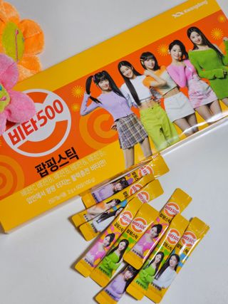 광동생활건강 비타500 팝핑스틱 — 5점을 준 리뷰어가 2023년 8월 올린 사용 사진