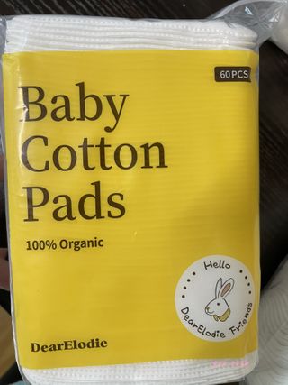 디어엘로디 프리미엄 유기농 베이비 솜티슈 40매 3 + 1 PACK — 5점을 준 리뷰어가 2021년 2월 올린 사용 사진