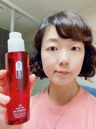 레드투래드 안티더스트 클렌징 오일 150ml — 4점을 준 리뷰어가 2021년 8월 올린 사용 사진