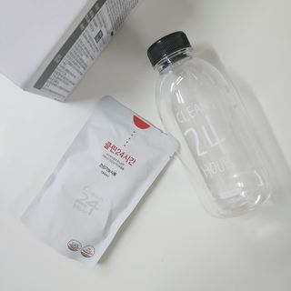 클린24시간 1BOX(5포) + 전용보틀(500ml) — 5점을 준 리뷰어가 2022년 10월 올린 사용 사진